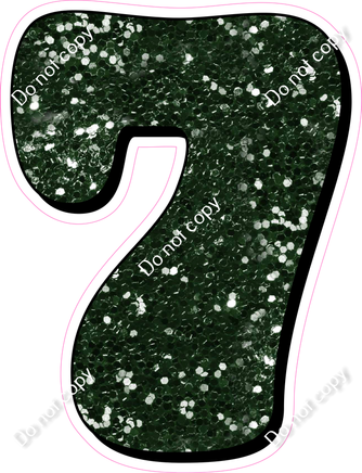 HP 30" Individuals - Hunter Green Sparkle 7