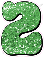 HP 30" Individuals - Lime Green Sparkle 2