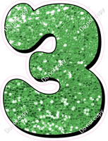 HP 30" Individuals - Lime Green Sparkle 3