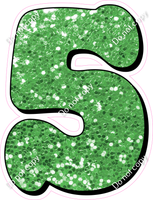 HP 30" Individuals - Lime Green Sparkle 5