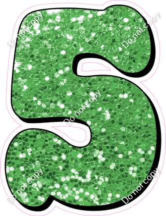 HP 30" Individuals - Lime Green Sparkle 5