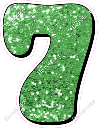 HP 30" Individuals - Lime Green Sparkle 7