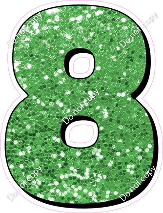 HP 30" Individuals - Lime Green Sparkle 8