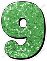 HP 30" Individuals - Lime Green Sparkle 9