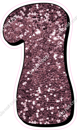 HP 30" Individuals - Mauve Sparkle 1