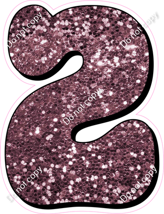 HP 30" Individuals - Mauve Sparkle 2