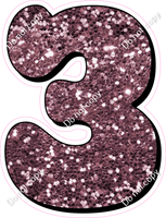 HP 30" Individuals - Mauve Sparkle 3