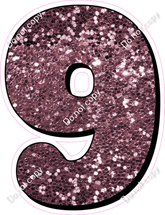 HP 30" Individuals - Mauve Sparkle 9