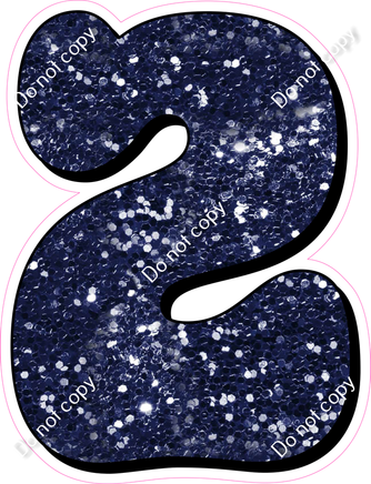 HP 30" Individuals - Navy Blue Sparkle 2