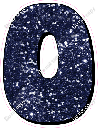 HP 30" Individuals - Navy Blue Sparkle