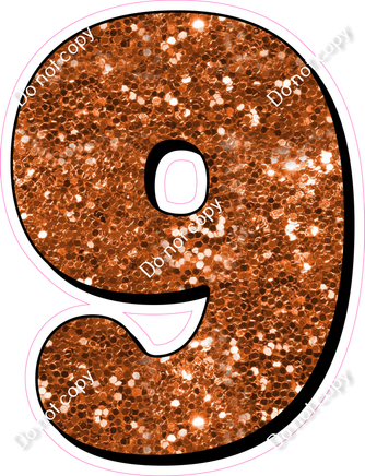 HP 30" Individuals - Orange Sparkle 9