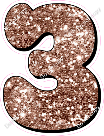 HP 30" Individuals - Rose Gold Sparkle 3