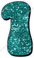 HP 30" Individuals - Teal Sparkle 1