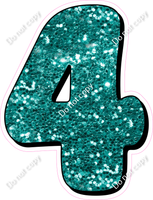 HP 30" Individuals - Teal Sparkle 4