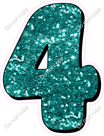 HP 30" Individuals - Teal Sparkle 4