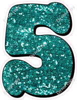 HP 30" Individuals - Teal Sparkle 5
