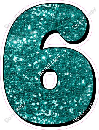HP 30" Individuals - Teal Sparkle 6