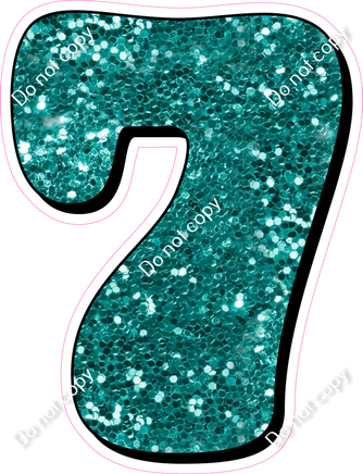HP 30" Individuals - Teal Sparkle 7