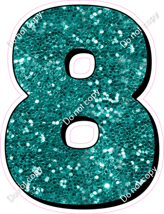 HP 30" Individuals - Teal Sparkle 8