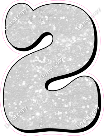 HP 30" Individuals - White Sparkle 2