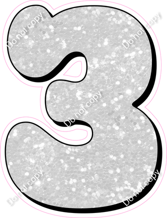 HP 30" Individuals - White Sparkle 3