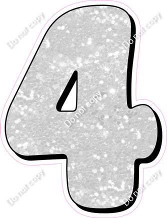 HP 30" Individuals - White Sparkle 4