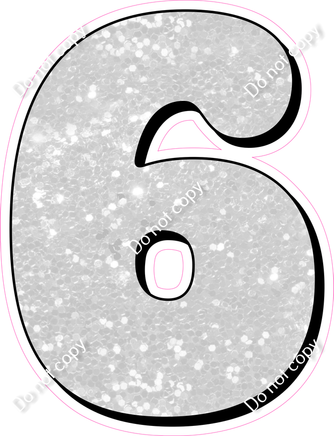 HP 30" Individuals - White Sparkle 6