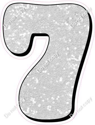 HP 30" Individuals - White Sparkle 7