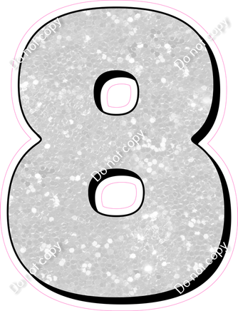 HP 30" Individuals - White Sparkle 8