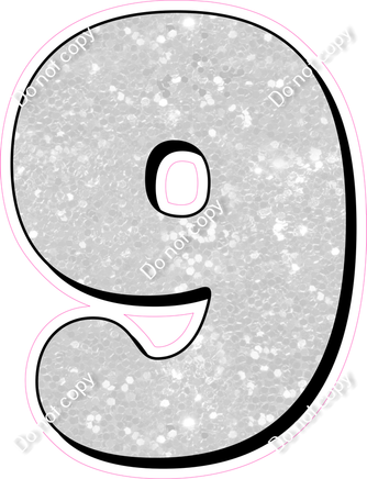 HP 30" Individuals - White Sparkle 9