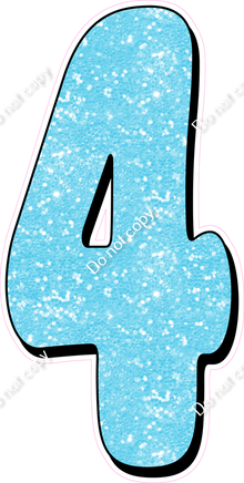 HP 47" Individuals - Baby Blue Sparkle 4