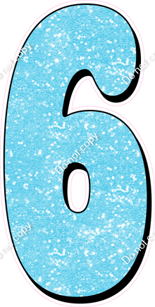 HP 47" Individuals - Baby Blue Sparkle 6