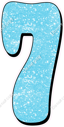 HP 47" Individuals - Baby Blue Sparkle 7