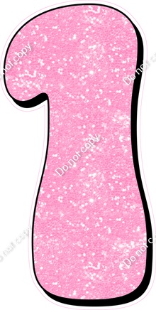 HP 47" Individuals - Baby Pink Sparkle 1