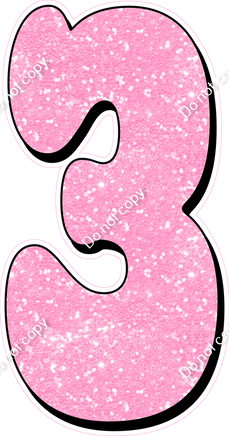HP 47" Individuals - Baby Pink Sparkle 3