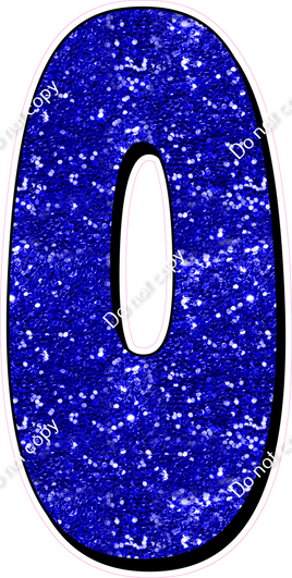 HP 47" Individuals - Blue Sparkle