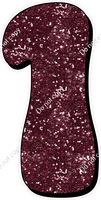 HP 47" Individuals - Burgundy Sparkle 1