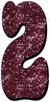 HP 47" Individuals - Burgundy Sparkle 2