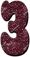 HP 47" Individuals - Burgundy Sparkle 3