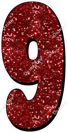 HP 47" Individuals - Crimson Sparkle 9