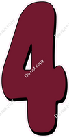 HP 47" Individuals - Flat Burgundy 4