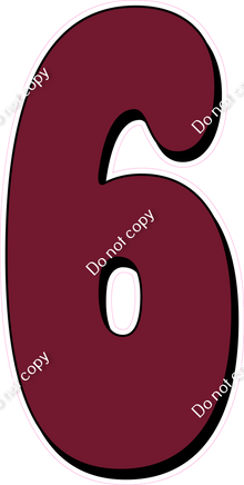 HP 47" Individuals - Flat Burgundy 6