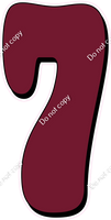 HP 47" Individuals - Flat Burgundy 7