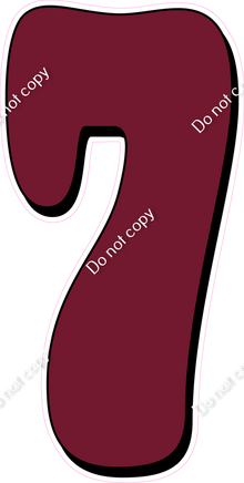 HP 47" Individuals - Flat Burgundy 7