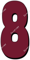 HP 47" Individuals - Flat Burgundy 8