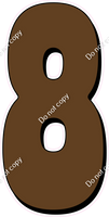 HP 47" Individuals - Flat Chocolate 8