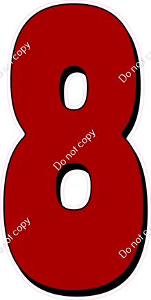 HP 47" Individuals - Flat Crimson 8