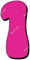 HP 47" Individuals - Flat Hot Pink 1