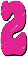 HP 47" Individuals - Flat Hot Pink 2