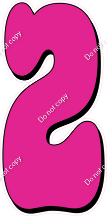 HP 47" Individuals - Flat Hot Pink 2